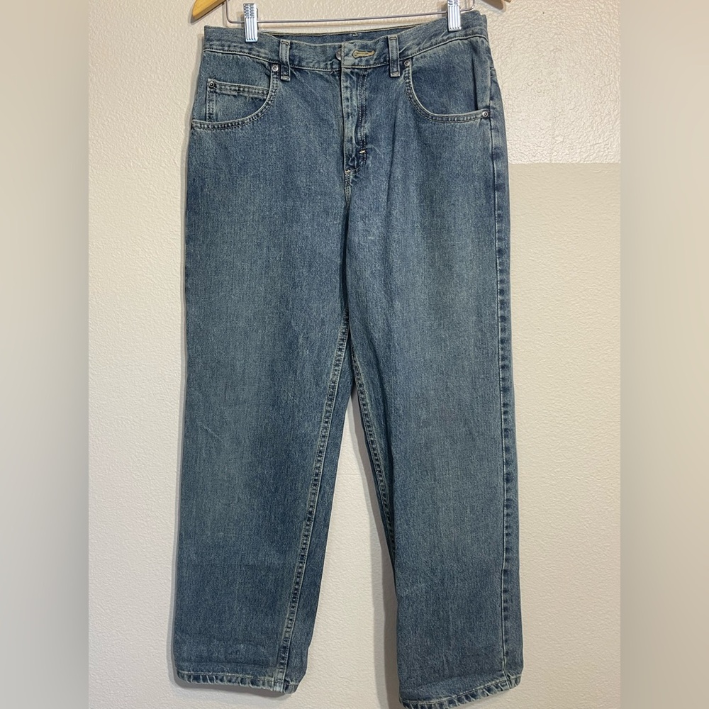 Lee Boys 16 Husky Classic Blue Denim Jeans with adjustable wais